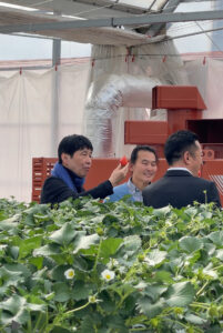 山本一太群馬県知事視察